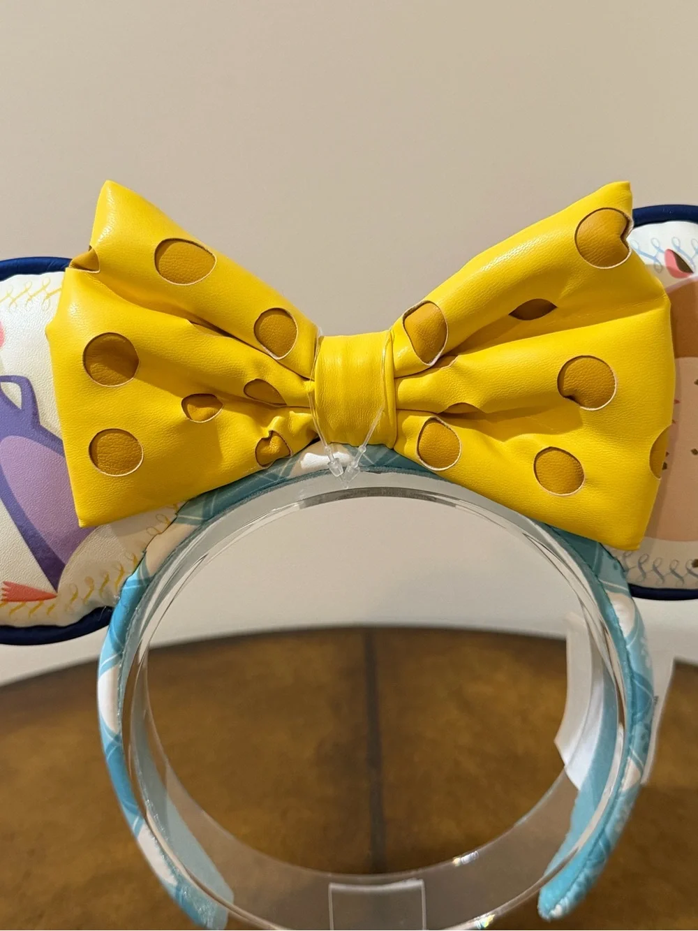 NEW DISNEY EPCOT FRANCE REMY & EMILE RATATOUILE EARS HEADBAND BIG CHEESE BOW